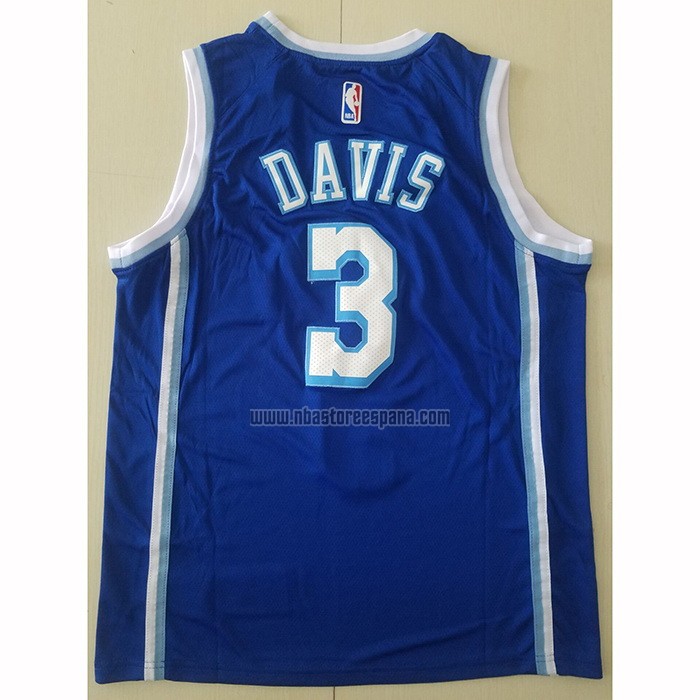 Camiseta Los Angeles Lakers Anthony Davis NO 3 Classic 2019-20 Azul
